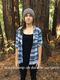 LNT: Travel and Camp on Durable Surfaces