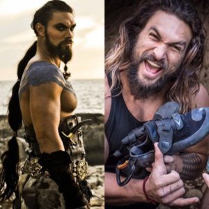 Khal Drogo and Jason Momoa