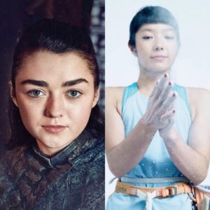 Arya Stark and Ashima Shiraishi