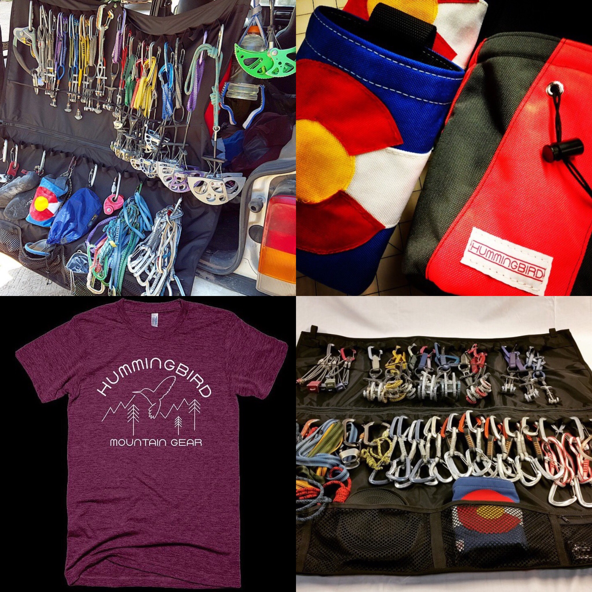 Climbing gear organizer gift