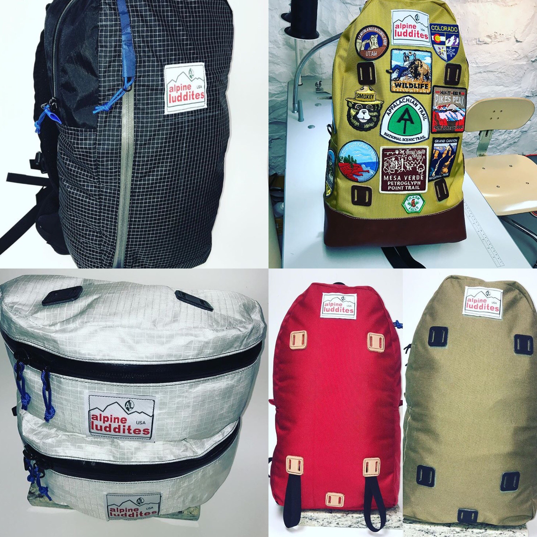 Handmade backpacks and bags