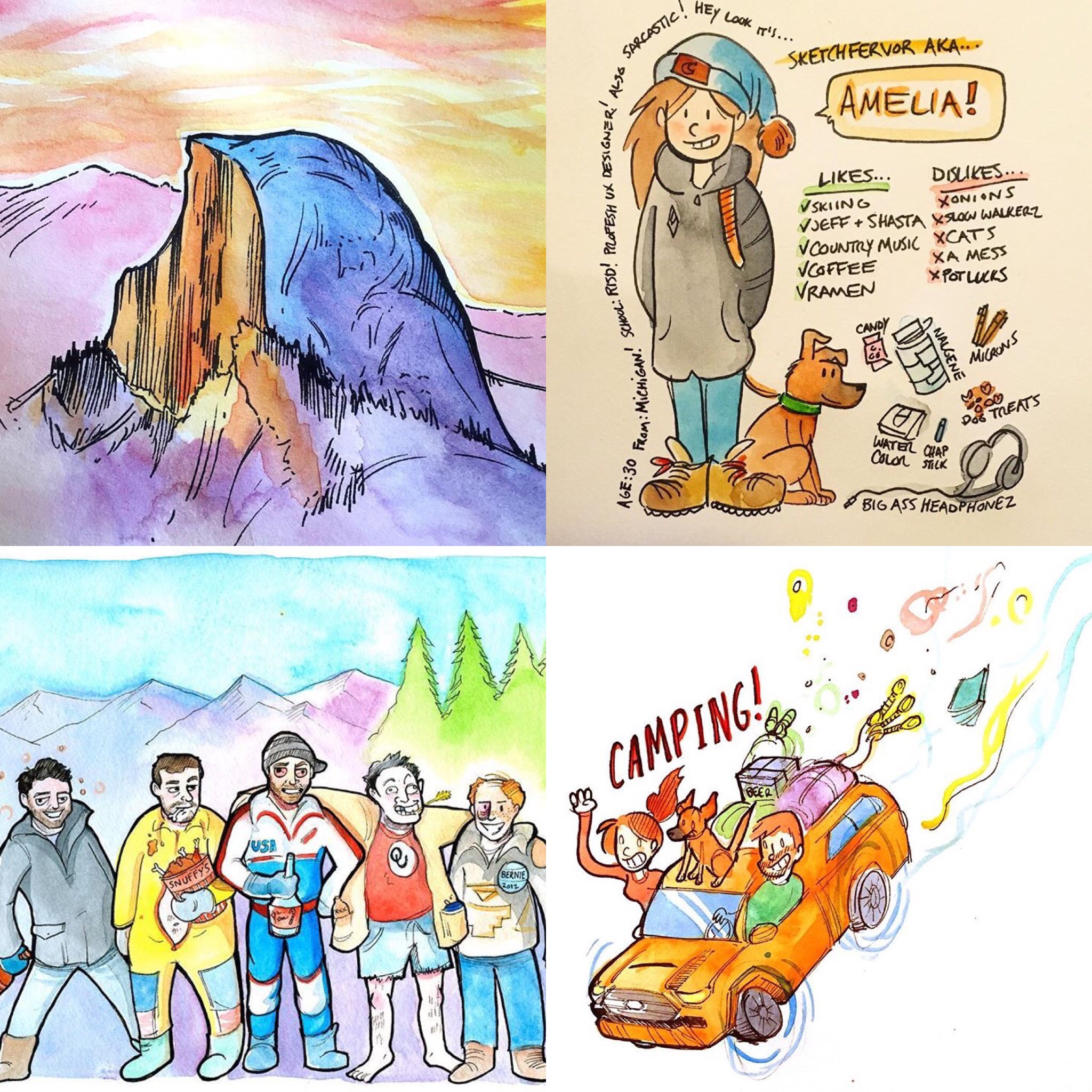 Whimsical Watercolors