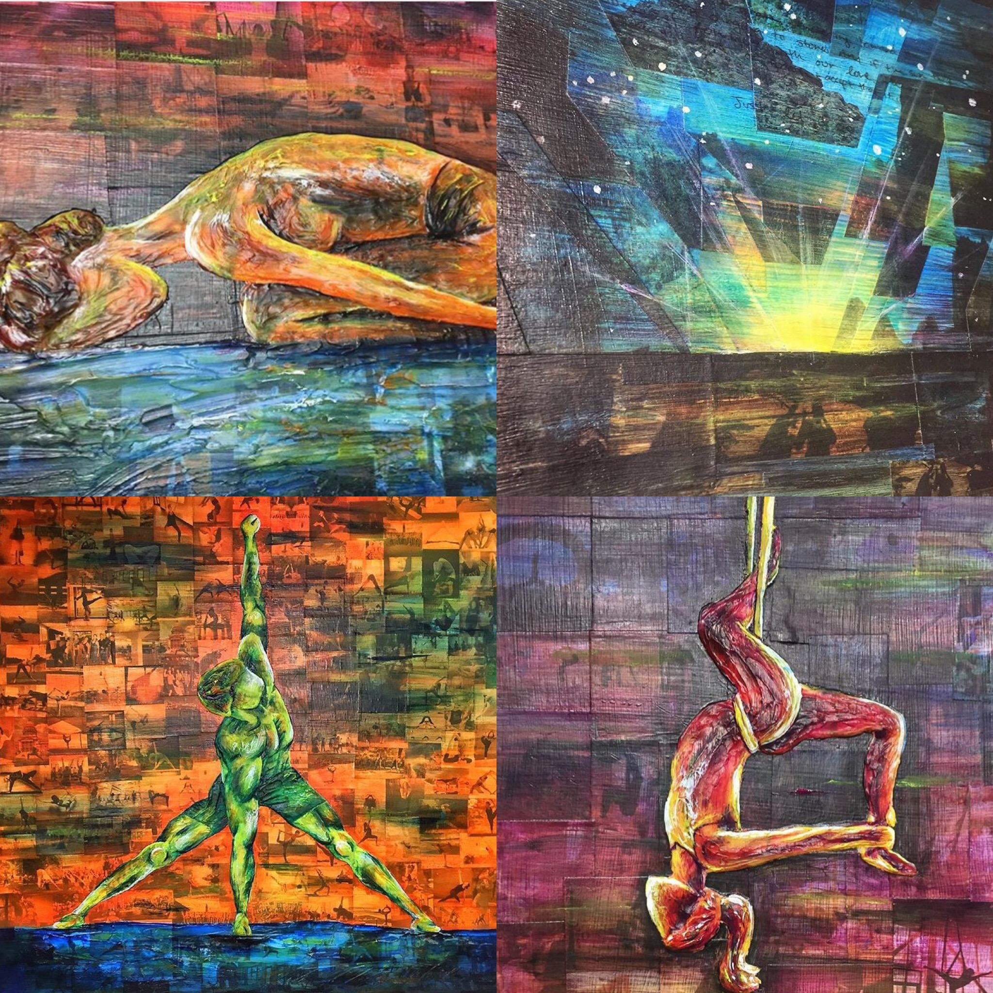 Yoga-inspired artwork