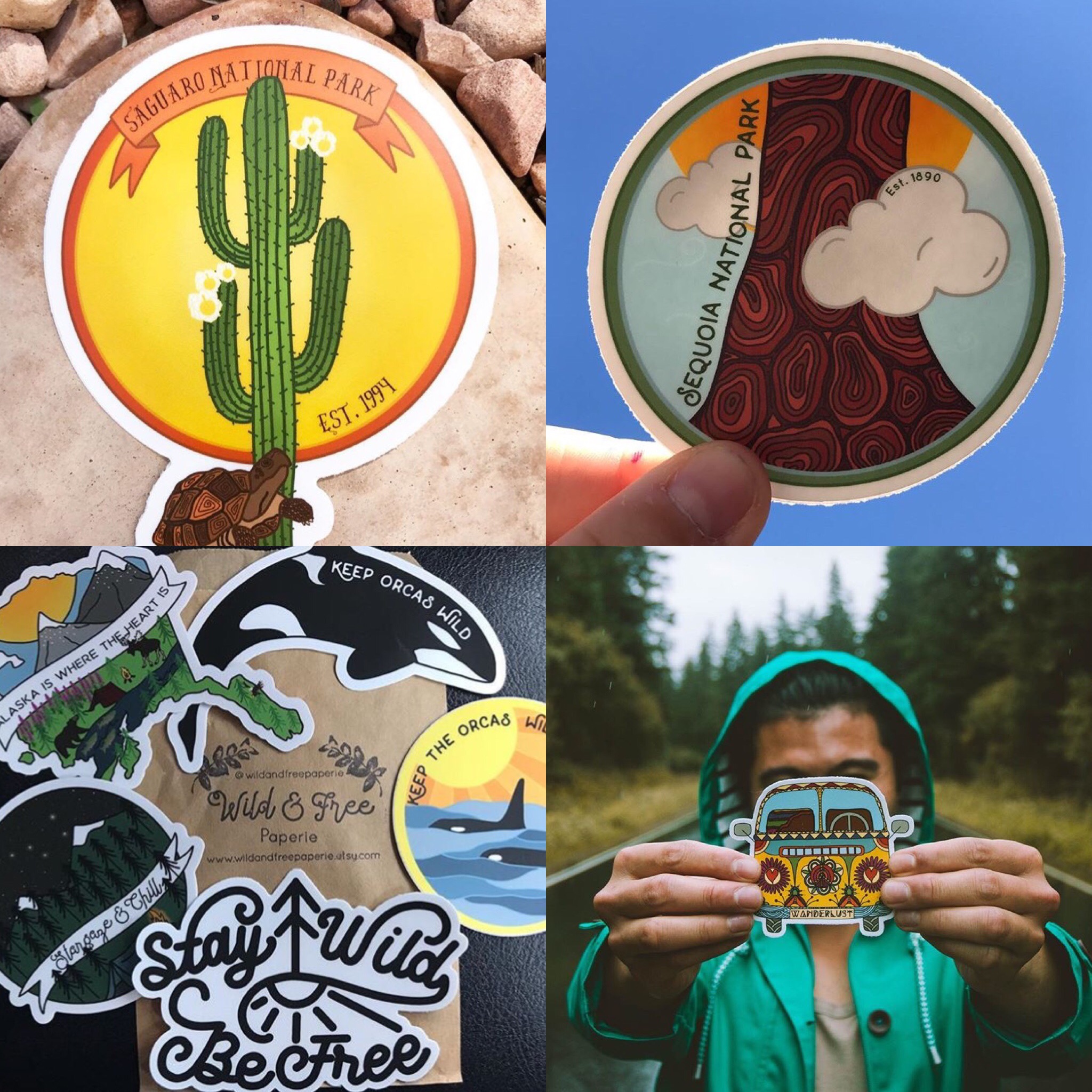 Unique stickers make cool gifts