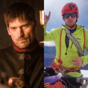 Jamie Lannister and Tommy Caldwell