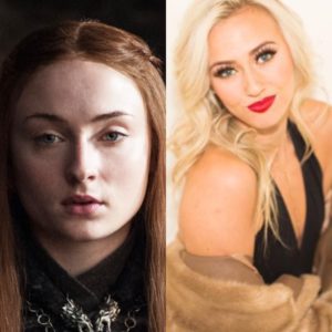 Sansa Stark and Sierra Blair-Coyle