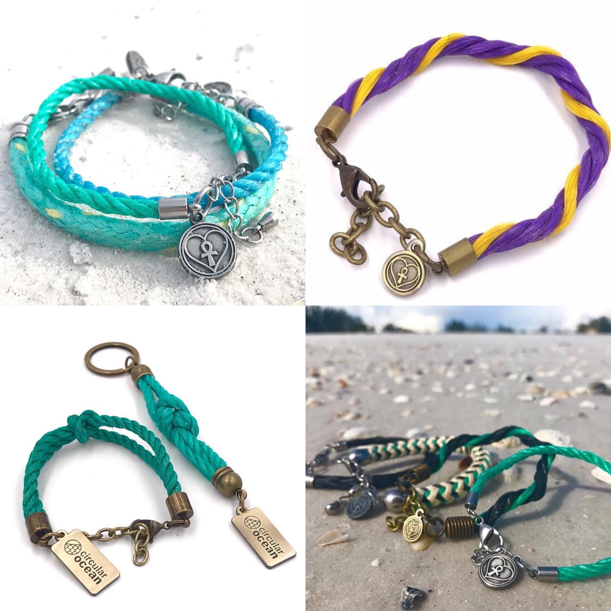 Ocean themed bracelets
