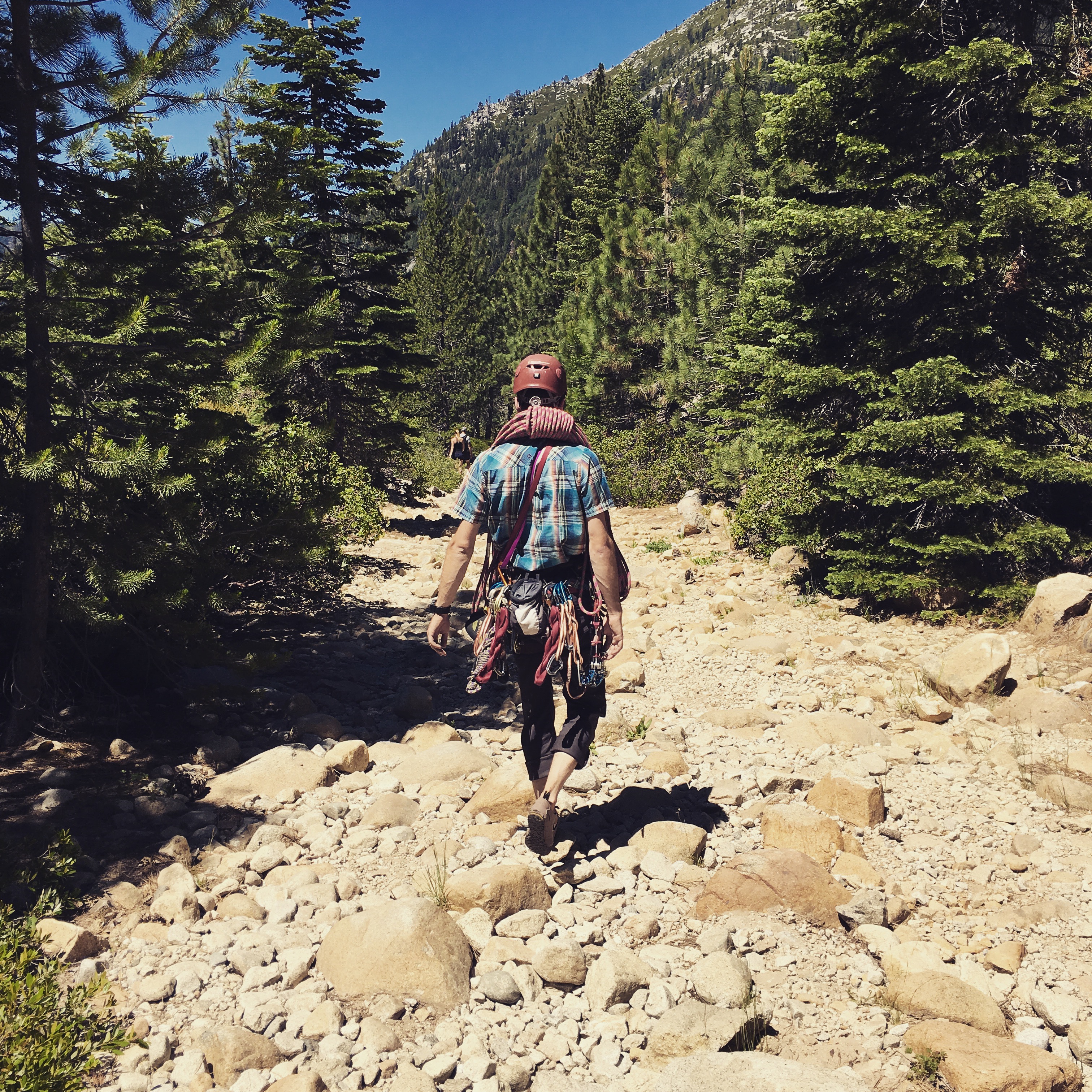 Trad Climber on Pony Express Trail