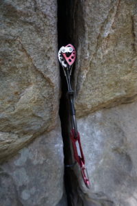 Different Types of Rock Climbing - Trad Placement