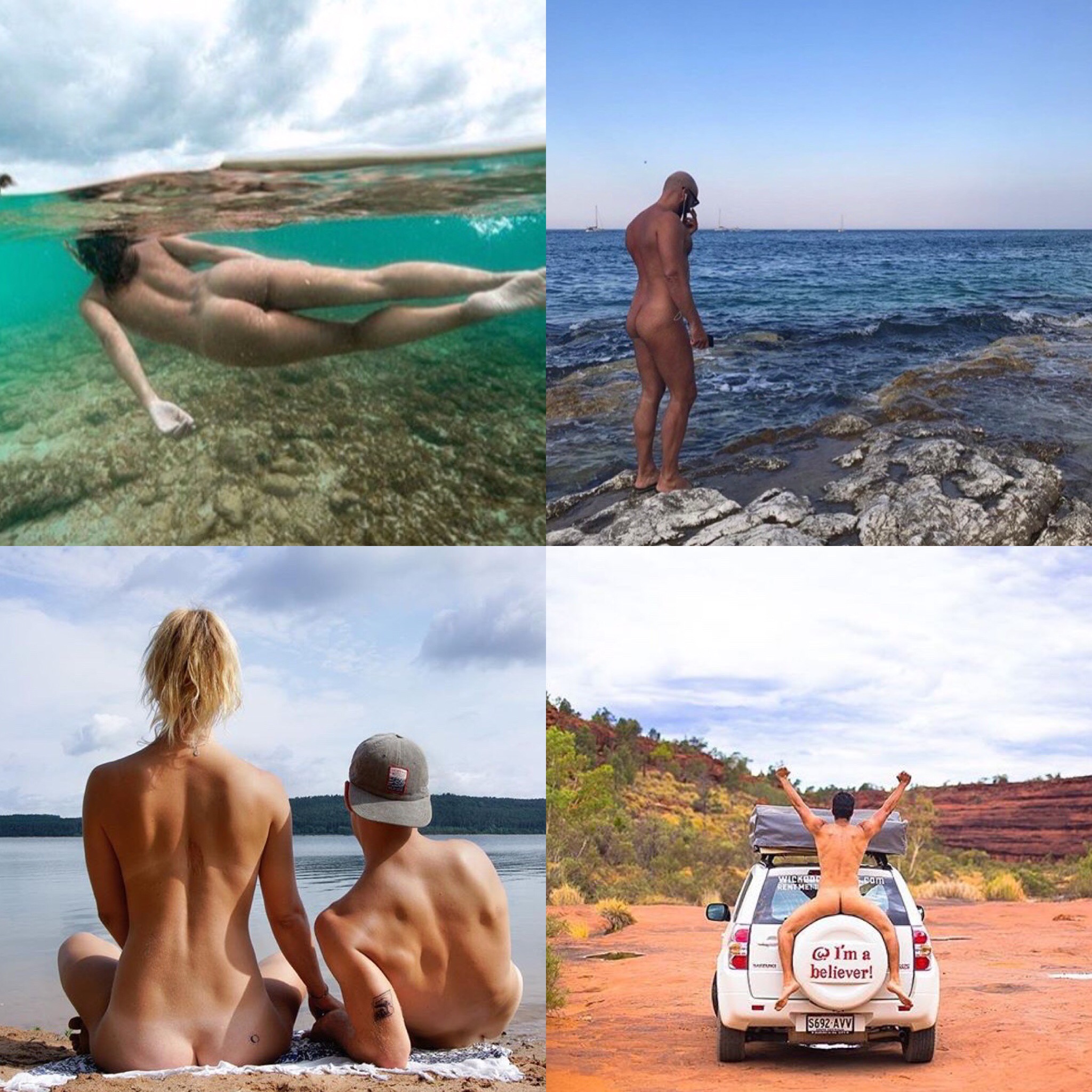 Outdoor Nudity: @barebynature
