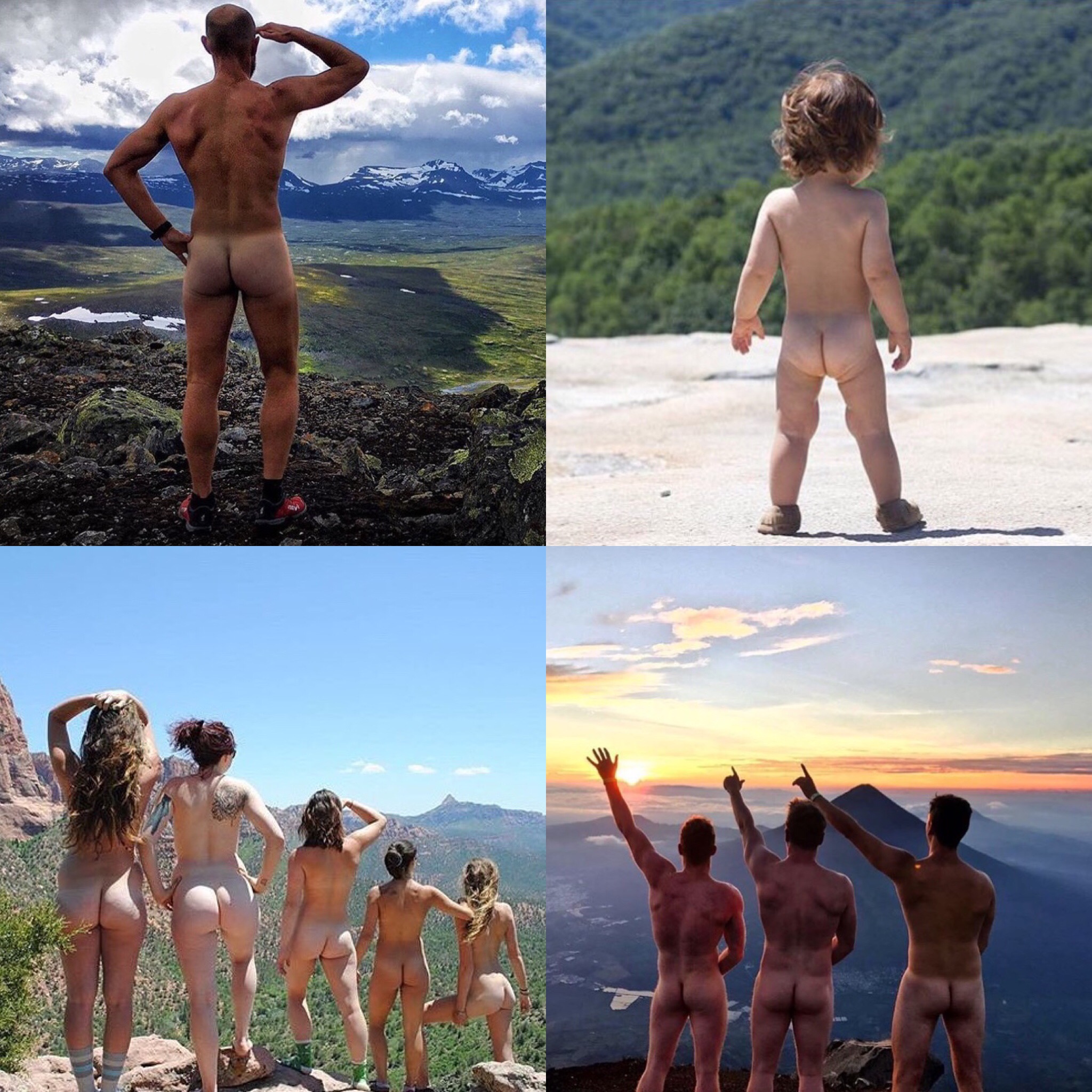 Outdoor Nudity: @cheeksonpeaks