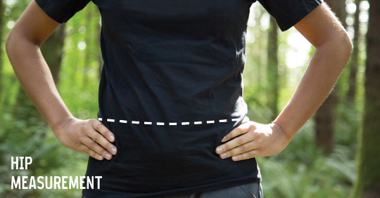 How to Fit a Pack: Measuring Hip size