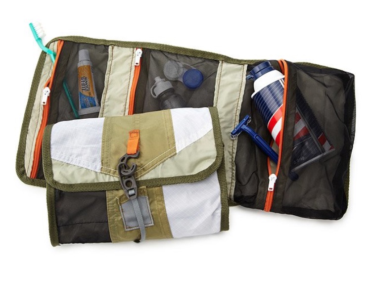Outdoor Adventure Gift Buying Guide: Upcycled Tent Dopp Kit