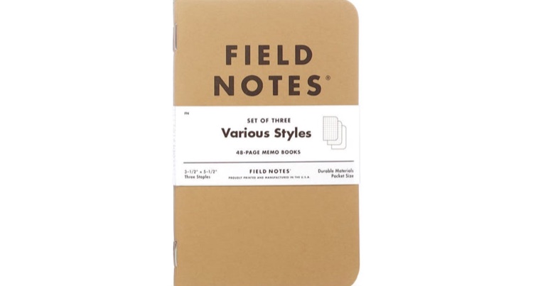 Outdoor Adventure Gift Buying Guide: Field Notes Notebooks