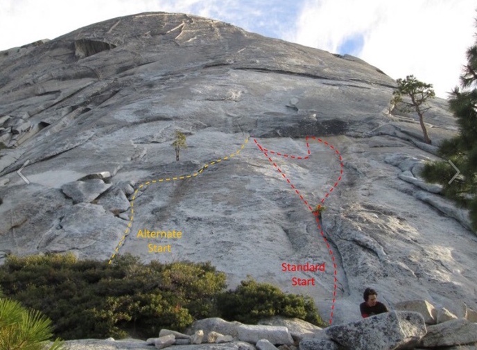 Alternate start to Snake Dike