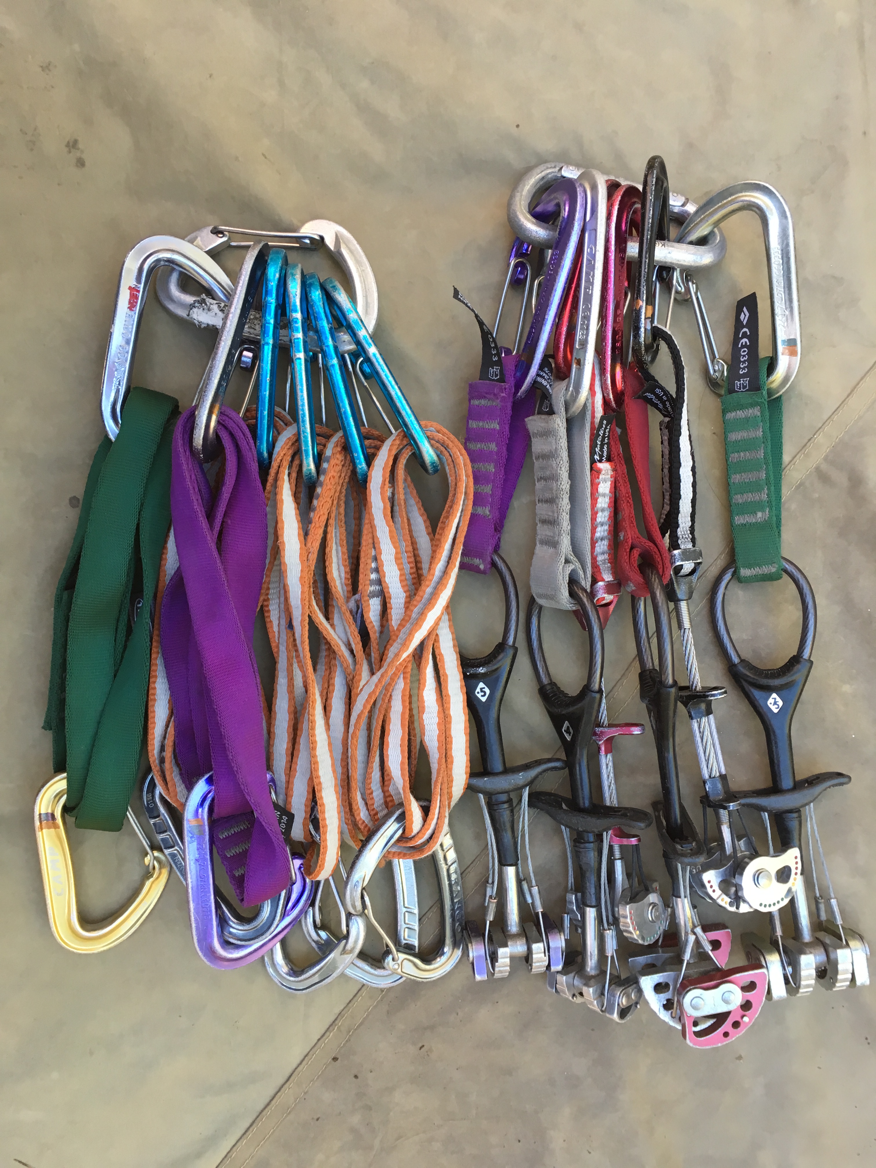 Climbing rack for Snake Dike