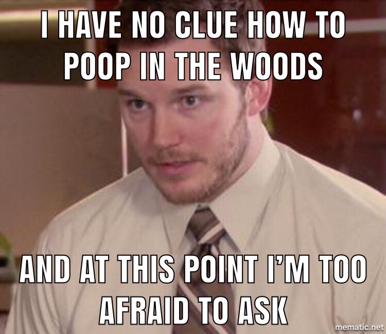 Pooing in the woods: Find out how!