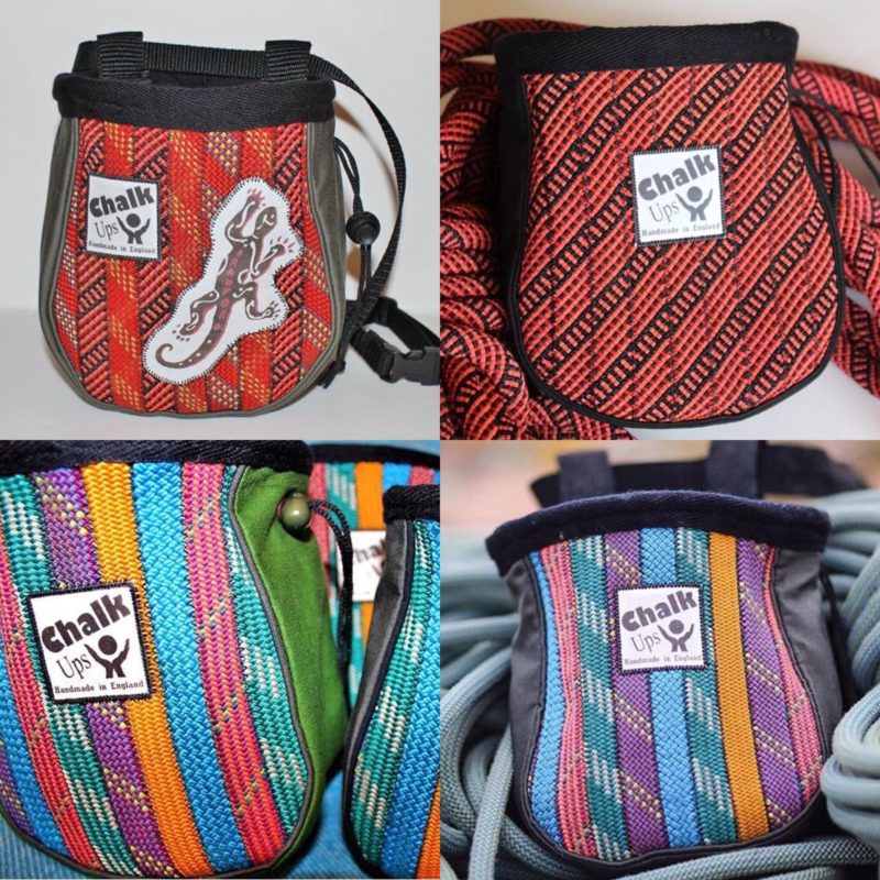 Unique chalk bags from ChalkUps