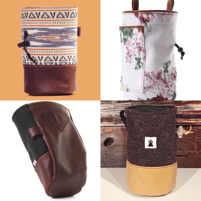 Unique chalk bags from Montee Climb