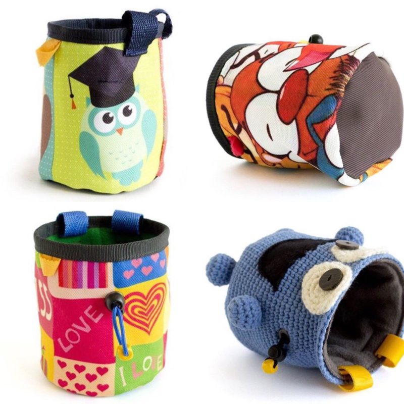 Unique chalk bags from Nadamlada