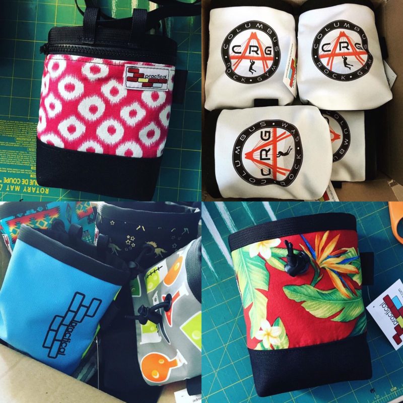 Unique chalk bags from Practical Climbing