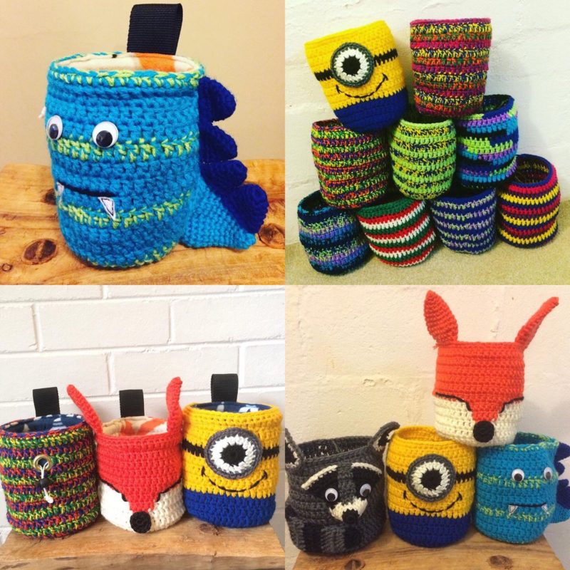 Unique chalk bags from the Wattle Bird