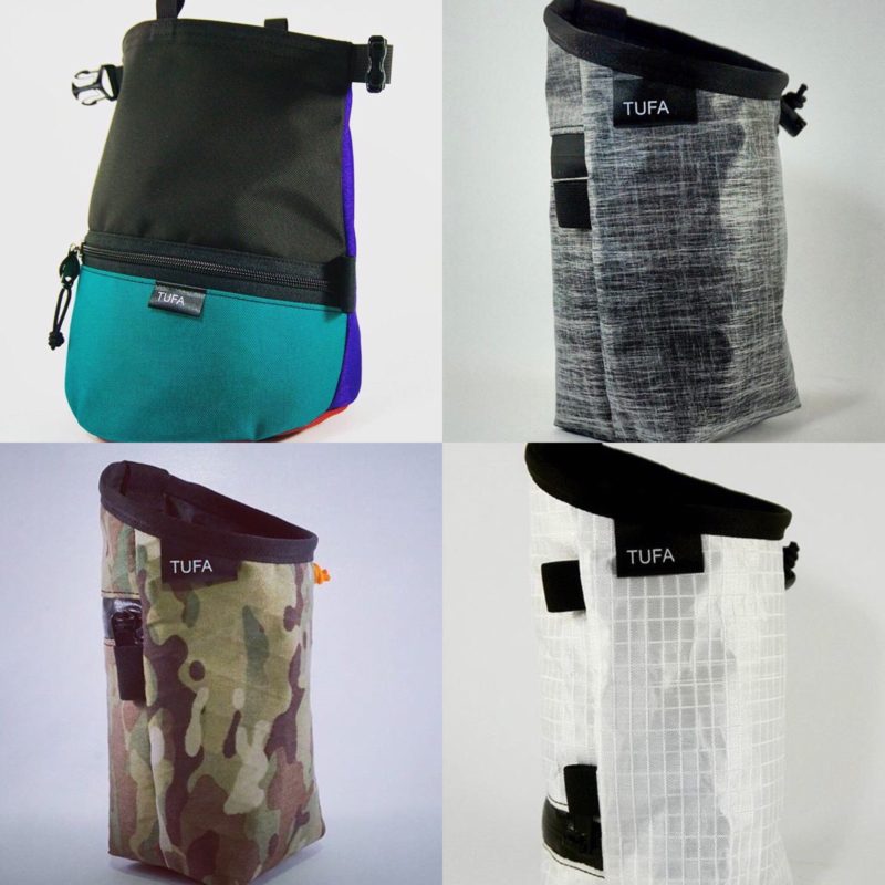 Unique chalk bags from Tufa Climbing