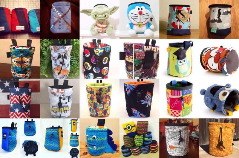 Unique chalk bags for every climber