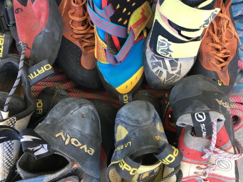 Choosing Climbing Shoes: Different Materials