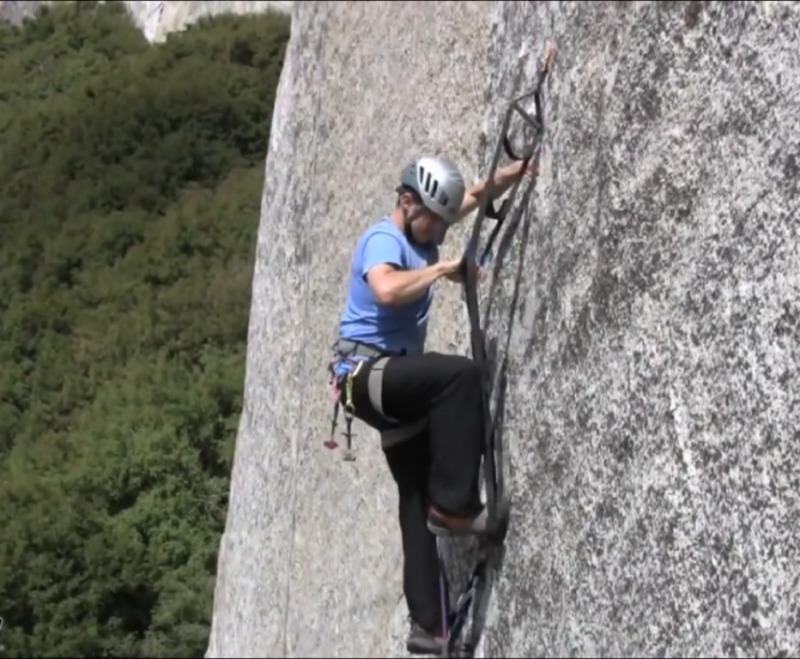 Different Types of Rock Climbing - Aid Climbing