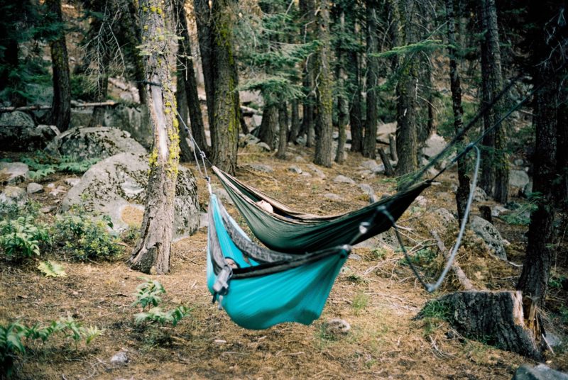 Lovers Leap climbing guide - awesome hammock setups