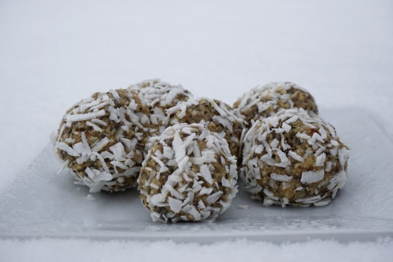 Healthy Homemade Bliss Balls - finished product