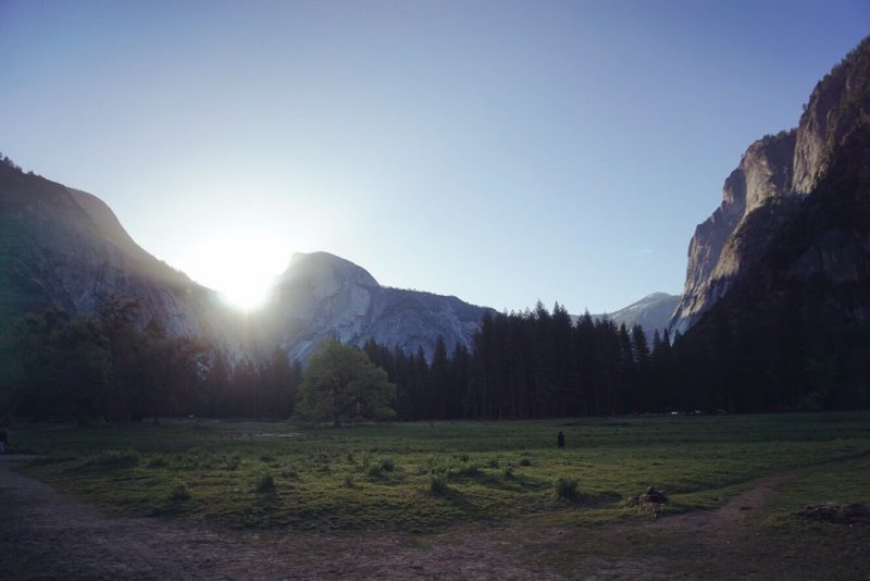 Yosemite Valley Guide sunrise over Half Dome
