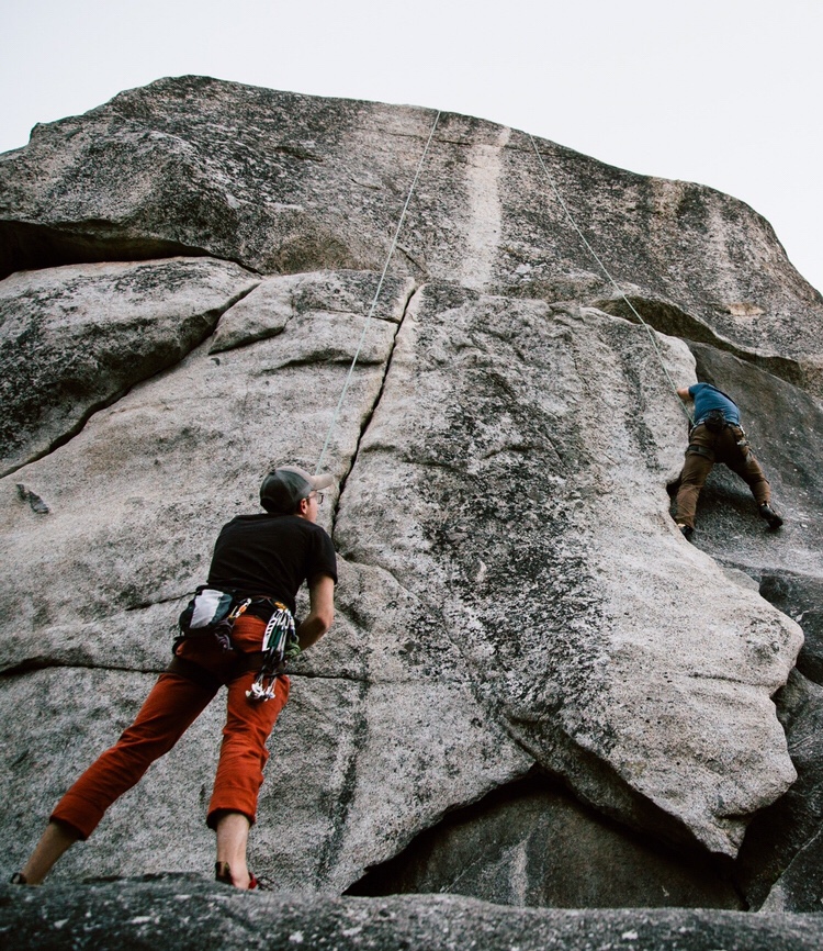 Different Types of Rock climbing - Top Rope