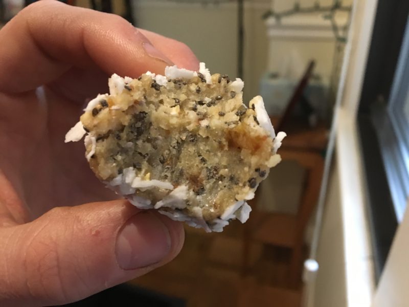 Healthy homemade bliss balls