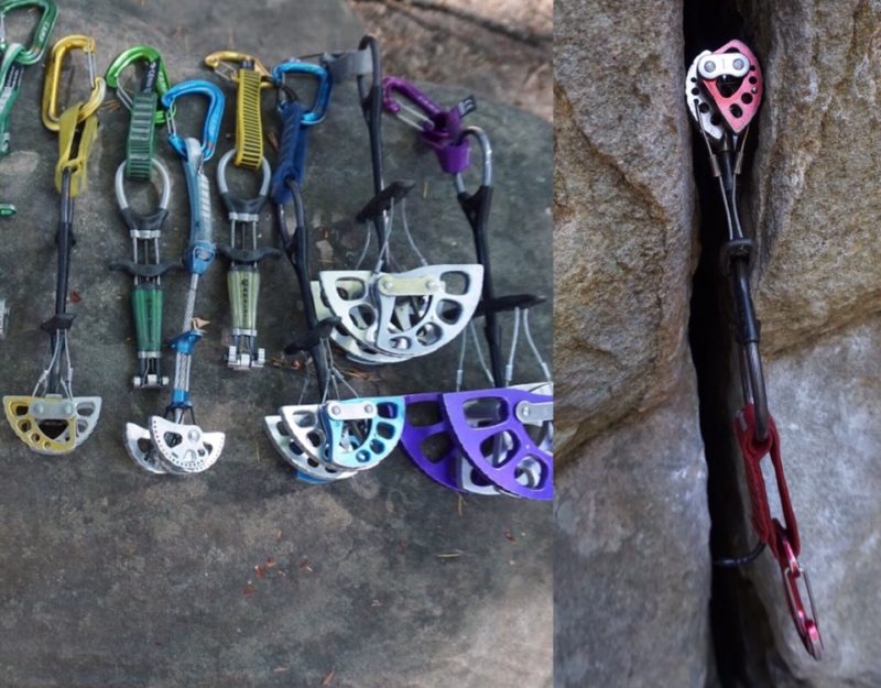 Whats trad climbing - an example of cams