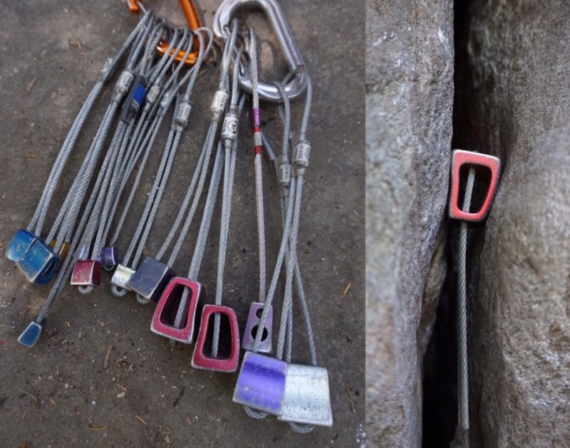 What's trad climbing - example of passive protection
