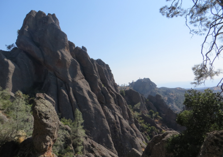 Pinnacles National Park Guide example of the rock structures