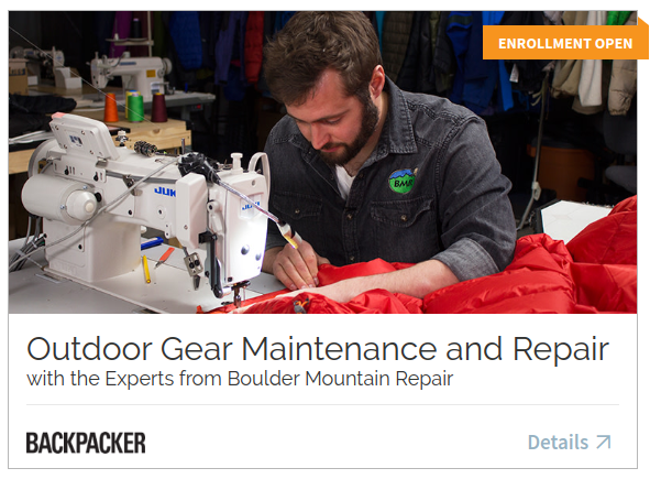 Repairing outdoor gear - Aim Adventure U