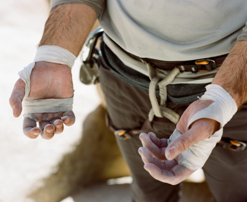 climbing tape gloves