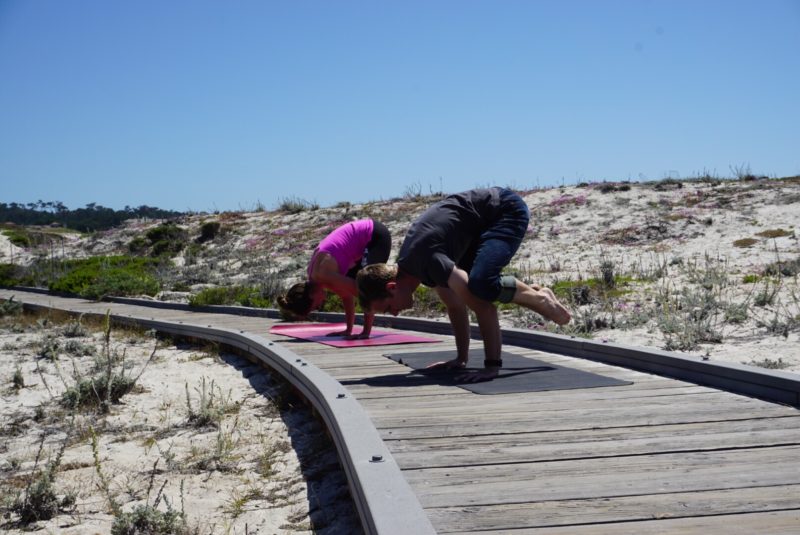 yoga improves your sex life - crow pose