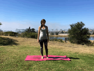easy morning stretch - mountain pose