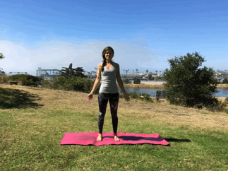 easy morning stretch - upward salute