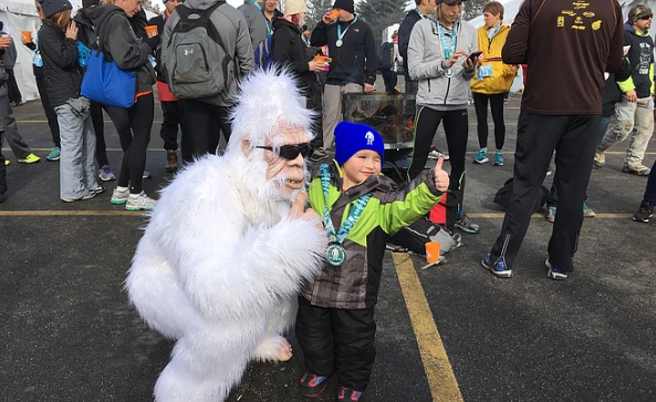 outdoor adventure festivals - abominable snow race
