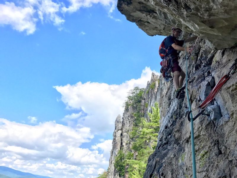 seneca rocks climbing guide - classic seneca multipitch trad climb