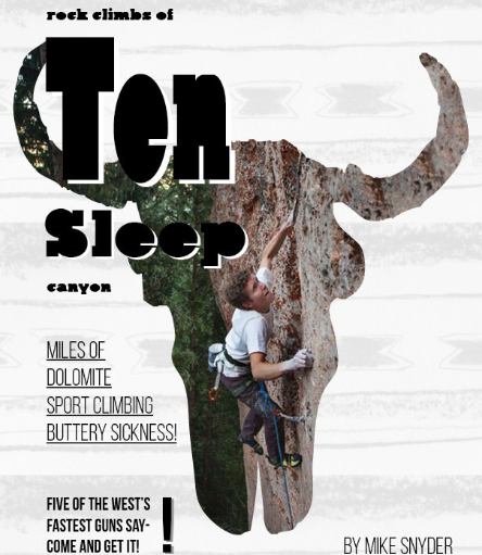 ten sleep climbing guide - ten sleep rock climbing rakkup